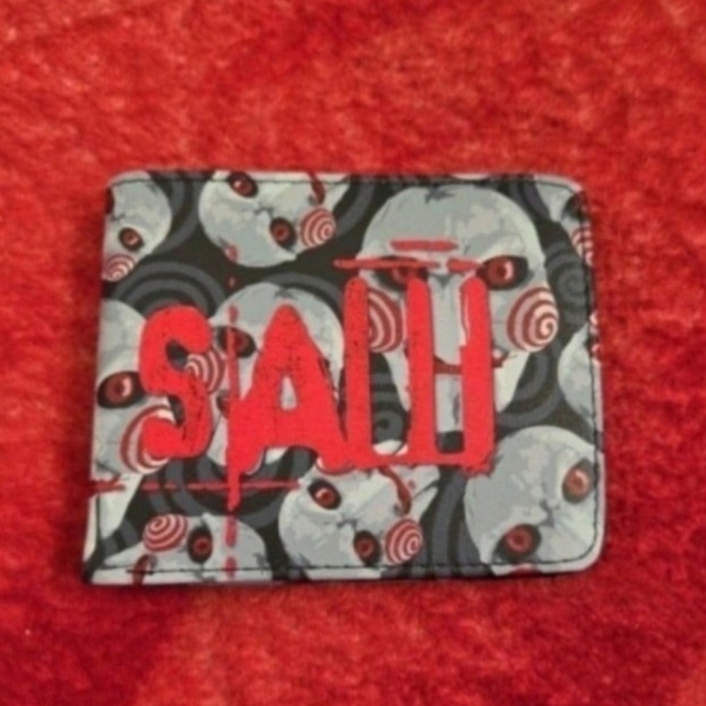 New Saw Billy Halloween Horror Anime Manga Leather Wallet